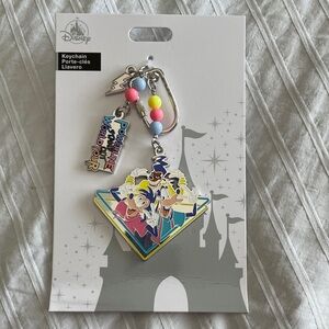 Disney Goofy Movie Powerline World Tour Stand Out Keychain New